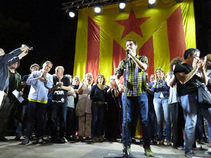 Manifestaci&oacute; 'Rep&uacute;blica!' pels carrers de la ciutat i el Parc de la Devesa