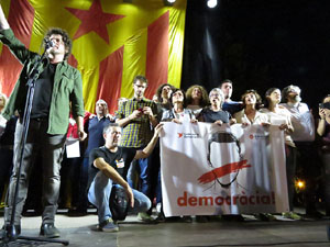 Manifestaci&oacute; 'Rep&uacute;blica!' pels carrers de la ciutat i el Parc de la Devesa