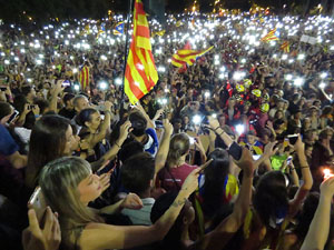 Manifestaci&oacute; 'Rep&uacute;blica!' pels carrers de la ciutat i el Parc de la Devesa