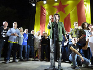 Manifestaci&oacute; 'Rep&uacute;blica!' pels carrers de la ciutat i el Parc de la Devesa