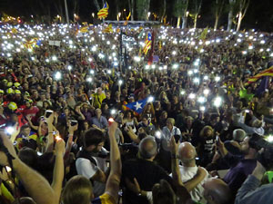 Manifestaci&oacute; 'Rep&uacute;blica!' pels carrers de la ciutat i el Parc de la Devesa