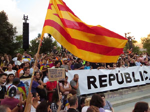 Manifestaci&oacute; 'Rep&uacute;blica!' pels carrers de la ciutat i el Parc de la Devesa