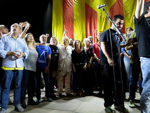 Manifestaci&oacute; 'Rep&uacute;blica!' pels carrers de la ciutat i el Parc de la Devesa