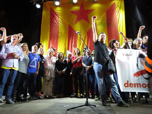 Manifestaci&oacute; 'Rep&uacute;blica!' pels carrers de la ciutat i el Parc de la Devesa