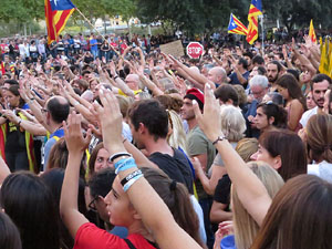 Manifestaci&oacute; 'Rep&uacute;blica!' pels carrers de la ciutat i el Parc de la Devesa