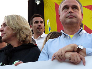 Manifestaci&oacute; 'Rep&uacute;blica!' pels carrers de la ciutat i el Parc de la Devesa