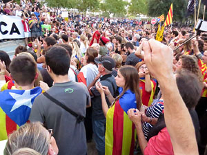Manifestaci&oacute; 'Rep&uacute;blica!' pels carrers de la ciutat i el Parc de la Devesa