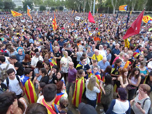 Manifestaci&oacute; 'Rep&uacute;blica!' pels carrers de la ciutat i el Parc de la Devesa