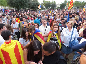 Manifestaci&oacute; 'Rep&uacute;blica!' pels carrers de la ciutat i el Parc de la Devesa