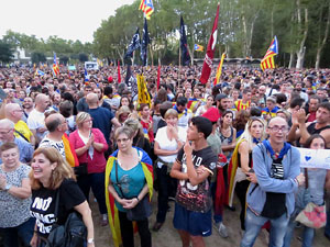Manifestaci&oacute; 'Rep&uacute;blica!' pels carrers de la ciutat i el Parc de la Devesa