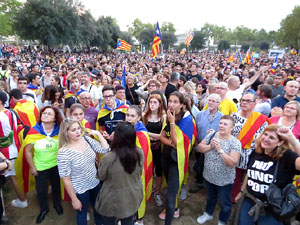 Manifestaci&oacute; 'Rep&uacute;blica!' pels carrers de la ciutat i el Parc de la Devesa