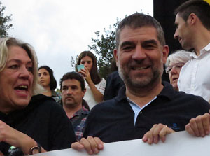 Manifestaci&oacute; 'Rep&uacute;blica!' pels carrers de la ciutat i el Parc de la Devesa