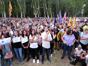 Manifestaci&oacute; 'Rep&uacute;blica!' pels carrers de la ciutat i el Parc de la Devesa
