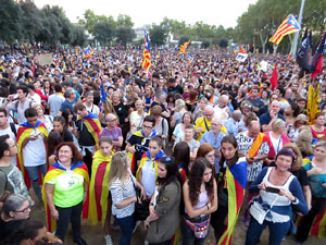 Manifestaci&oacute; 'Rep&uacute;blica!' pels carrers de la ciutat i el Parc de la Devesa