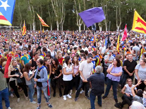 Manifestaci&oacute; 'Rep&uacute;blica!' pels carrers de la ciutat i el Parc de la Devesa