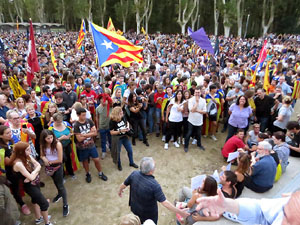 Manifestaci&oacute; 'Rep&uacute;blica!' pels carrers de la ciutat i el Parc de la Devesa