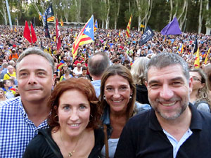 Manifestaci&oacute; 'Rep&uacute;blica!' pels carrers de la ciutat i el Parc de la Devesa