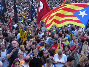 Manifestaci&oacute; 'Rep&uacute;blica!' pels carrers de la ciutat i el Parc de la Devesa