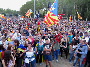 Manifestaci&oacute; 'Rep&uacute;blica!' pels carrers de la ciutat i el Parc de la Devesa