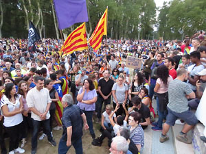 Manifestaci&oacute; 'Rep&uacute;blica!' pels carrers de la ciutat i el Parc de la Devesa