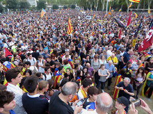 Manifestaci&oacute; 'Rep&uacute;blica!' pels carrers de la ciutat i el Parc de la Devesa