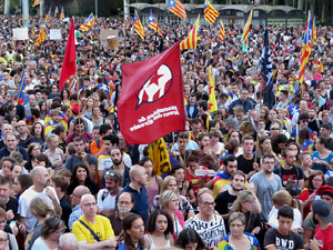 Manifestaci&oacute; 'Rep&uacute;blica!' pels carrers de la ciutat i el Parc de la Devesa