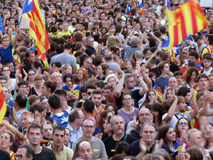 Manifestaci&oacute; 'Rep&uacute;blica!' pels carrers de la ciutat i el Parc de la Devesa