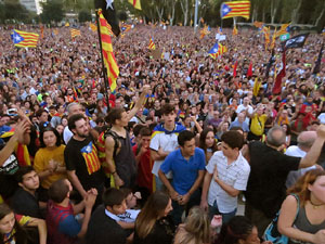 Manifestaci&oacute; 'Rep&uacute;blica!' pels carrers de la ciutat i el Parc de la Devesa