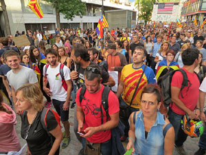 Manifestaci&oacute; 'Rep&uacute;blica!' pels carrers de la ciutat i el Parc de la Devesa