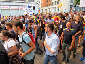 Manifestaci&oacute; 'Rep&uacute;blica!' pels carrers de la ciutat i el Parc de la Devesa