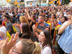 Manifestaci&oacute; 'Rep&uacute;blica!' pels carrers de la ciutat i el Parc de la Devesa