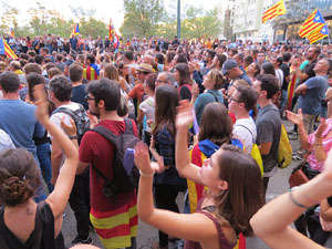 Manifestaci&oacute; 'Rep&uacute;blica!' pels carrers de la ciutat i el Parc de la Devesa