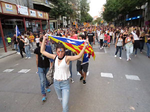 Manifestaci&oacute; 'Rep&uacute;blica!' pels carrers de la ciutat i el Parc de la Devesa