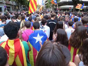 Manifestaci&oacute; 'Rep&uacute;blica!' pels carrers de la ciutat i el Parc de la Devesa