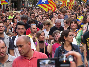 Manifestaci&oacute; 'Rep&uacute;blica!' pels carrers de la ciutat i el Parc de la Devesa