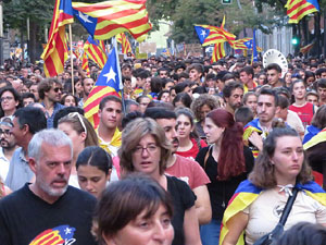 Manifestaci&oacute; 'Rep&uacute;blica!' pels carrers de la ciutat i el Parc de la Devesa