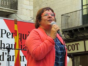 Marat&oacute; per la democr&agrave;cia. Concentraci&oacute; i parlaments a la pla&ccedil;a del Vi