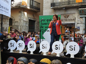 Marat&oacute; per la democr&agrave;cia. Concentraci&oacute; i parlaments a la pla&ccedil;a del Vi