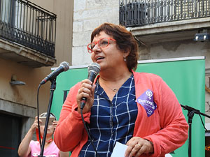 Marat&oacute; per la democr&agrave;cia. Concentraci&oacute; i parlaments a la pla&ccedil;a del Vi