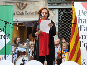 Marat&oacute; per la democr&agrave;cia. Concentraci&oacute; i parlaments a la pla&ccedil;a del Vi