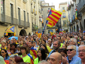 Marat&oacute; per la democr&agrave;cia. Concentraci&oacute; i parlaments a la pla&ccedil;a del Vi