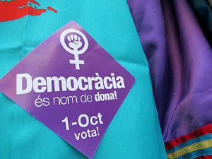 Marat&oacute; per la democr&agrave;cia. Concentraci&oacute; i parlaments a la pla&ccedil;a del Vi