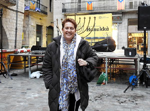 Nadal 2017. Encesa de les llums de Hanukk&agrave; a la pla&ccedil;a del Vi