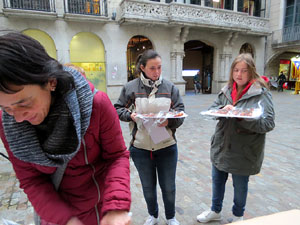 Nadal 2017. Encesa de les llums de Hanukk&agrave; a la pla&ccedil;a del Vi