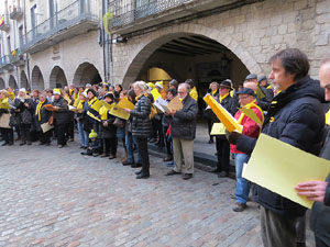 Nadal 2017. 'Un cant a la Llibertat'. Cantada de nadales a la pla&ccedil;a del Vi