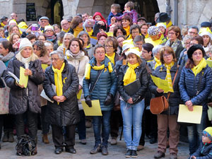 Nadal 2017. 'Un cant a la Llibertat'. Cantada de nadales a la pla&ccedil;a del Vi