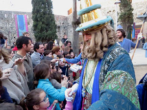 La Cavalcada de Reis 2018. El campament reial als Jardins de la Muralla