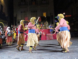 La Cavalcada de Reis 2018. Arribada del seguici a la pla&ccedil;a del Vi