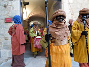 La Cavalcada de Reis 2018. La precavalcada des de la Merc&egrave; pels carrers de Girona