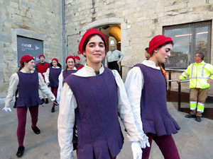 La Cavalcada de Reis 2018. La precavalcada des de la Merc&egrave; pels carrers de Girona
